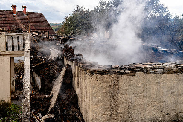 Professional Emergency Fire Cleanup technician working in National Park, NJ